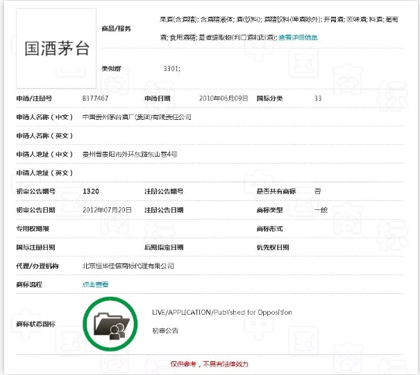 初審公告