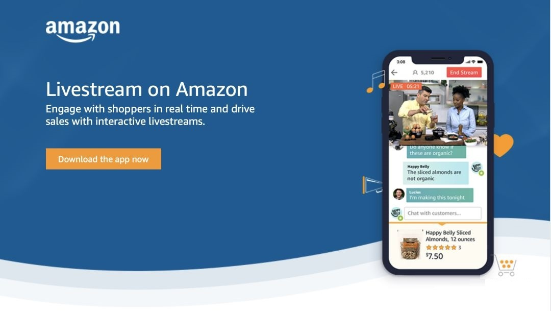 亞馬遜Amazon Live直播功能全站上線，品牌賣家如何直播賣貨？