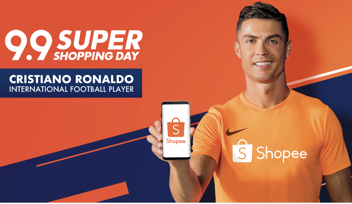 C羅出任Shopee全球代言人，助力Shopee“9.9超級購物節(jié)”推廣活動