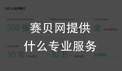 國際商標注冊，外觀專利申請，賽貝網(wǎng)提供什么專業(yè)服務？