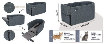 【22-24013】Pet Car Seat寵物汽車座椅外觀專利維權(quán)起訴，
