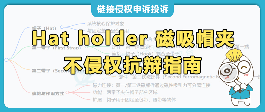 火遍亞馬遜的Hat holder磁吸帽夾又開始發(fā)明專利維權(quán)！附不侵權(quán)抗辯指南